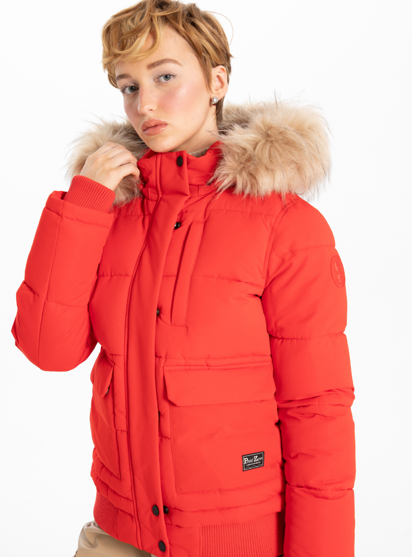 OVALIA | Removable Hood & Fur Bomber