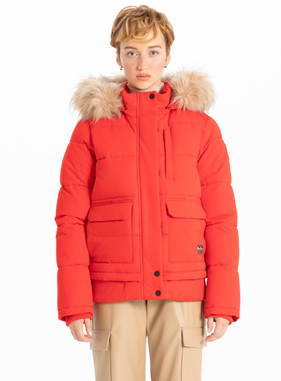 OVALIA | Removable Hood & Fur Bomber