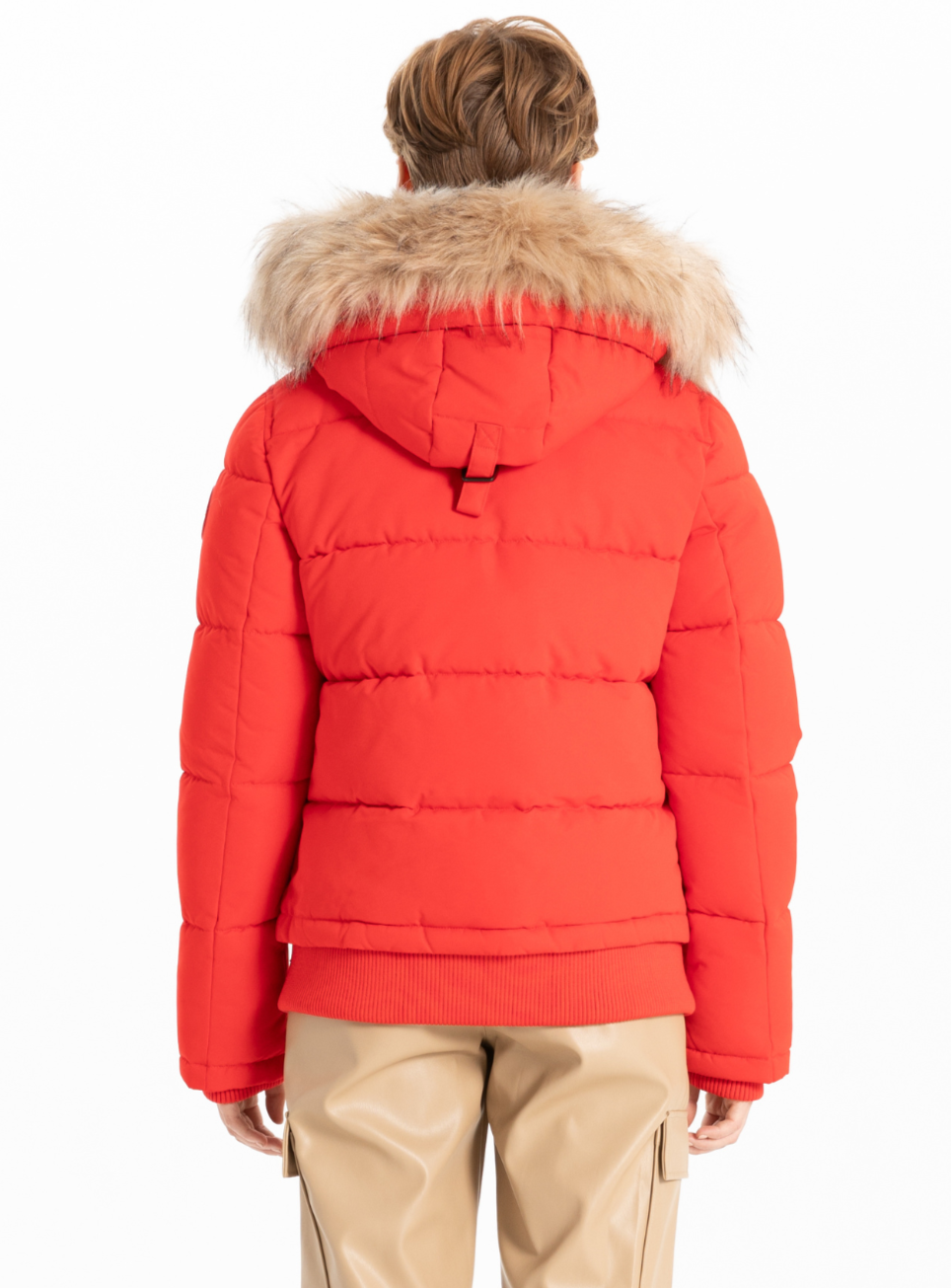 OVALIA | Removable Hood & Fur Bomber