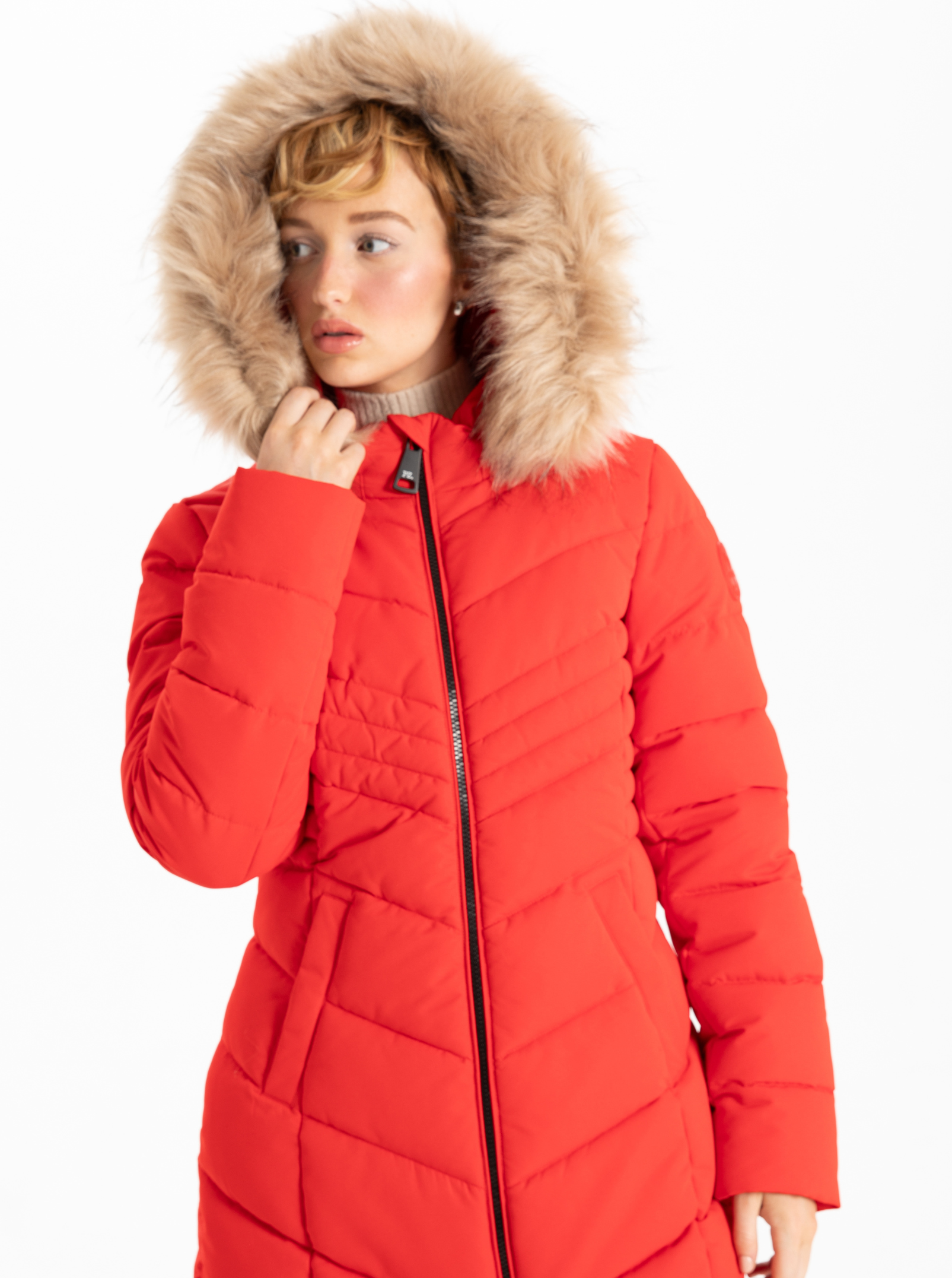 ARNETTA | Parka chic à chevrons