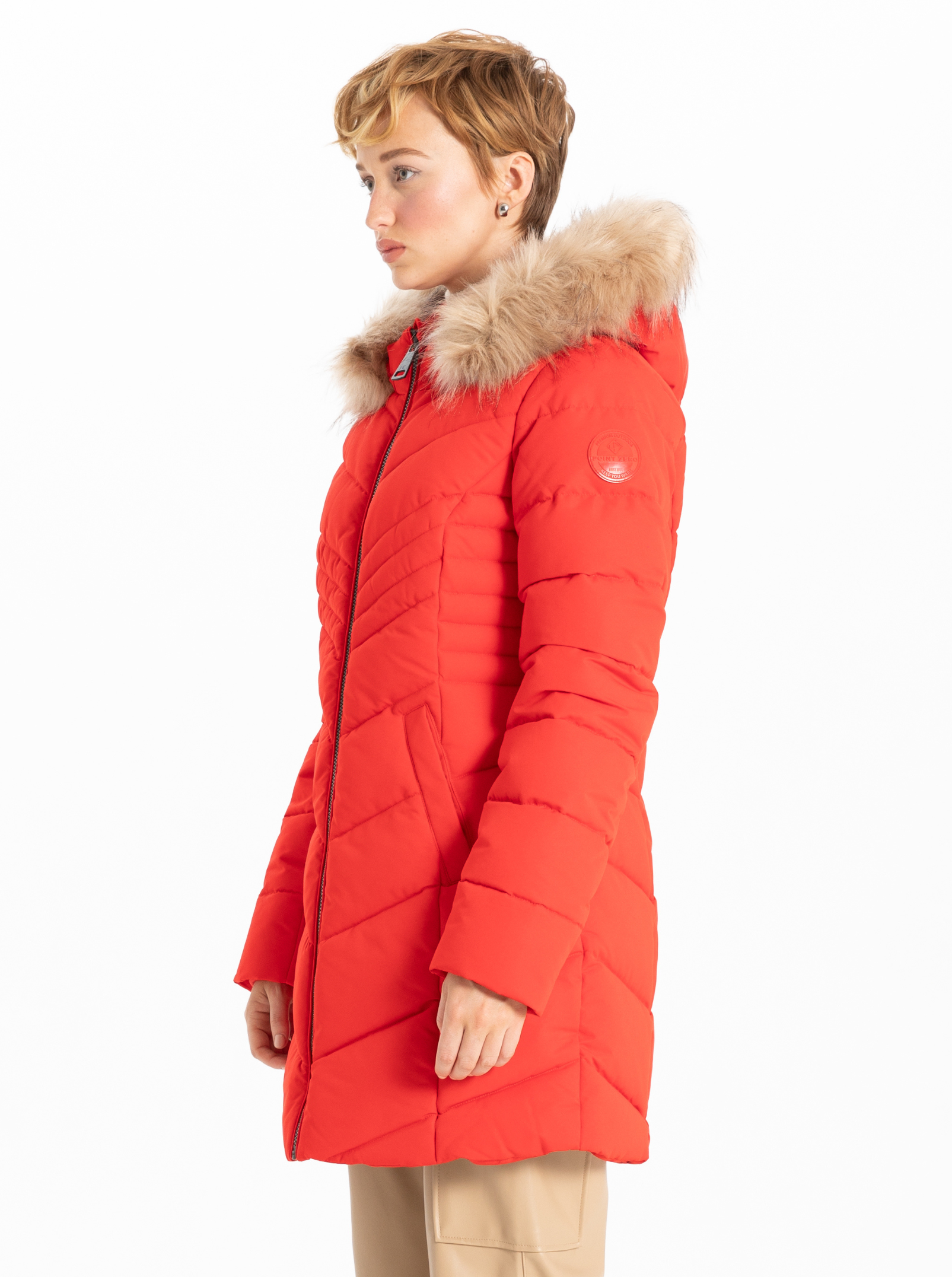 ARNETTA | Parka chic à chevrons