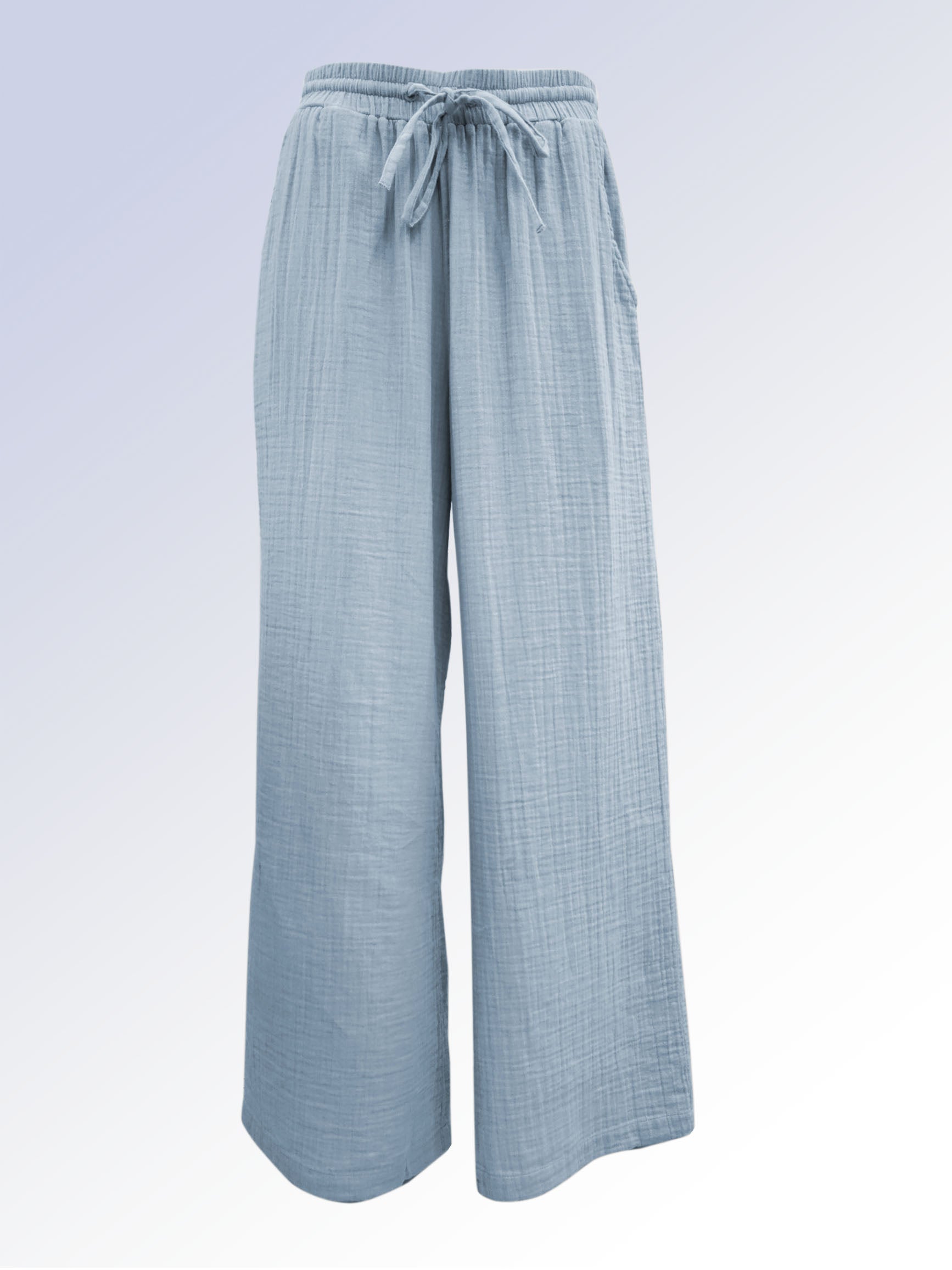 KELLY | Flowy Pants With Elastic Waistband