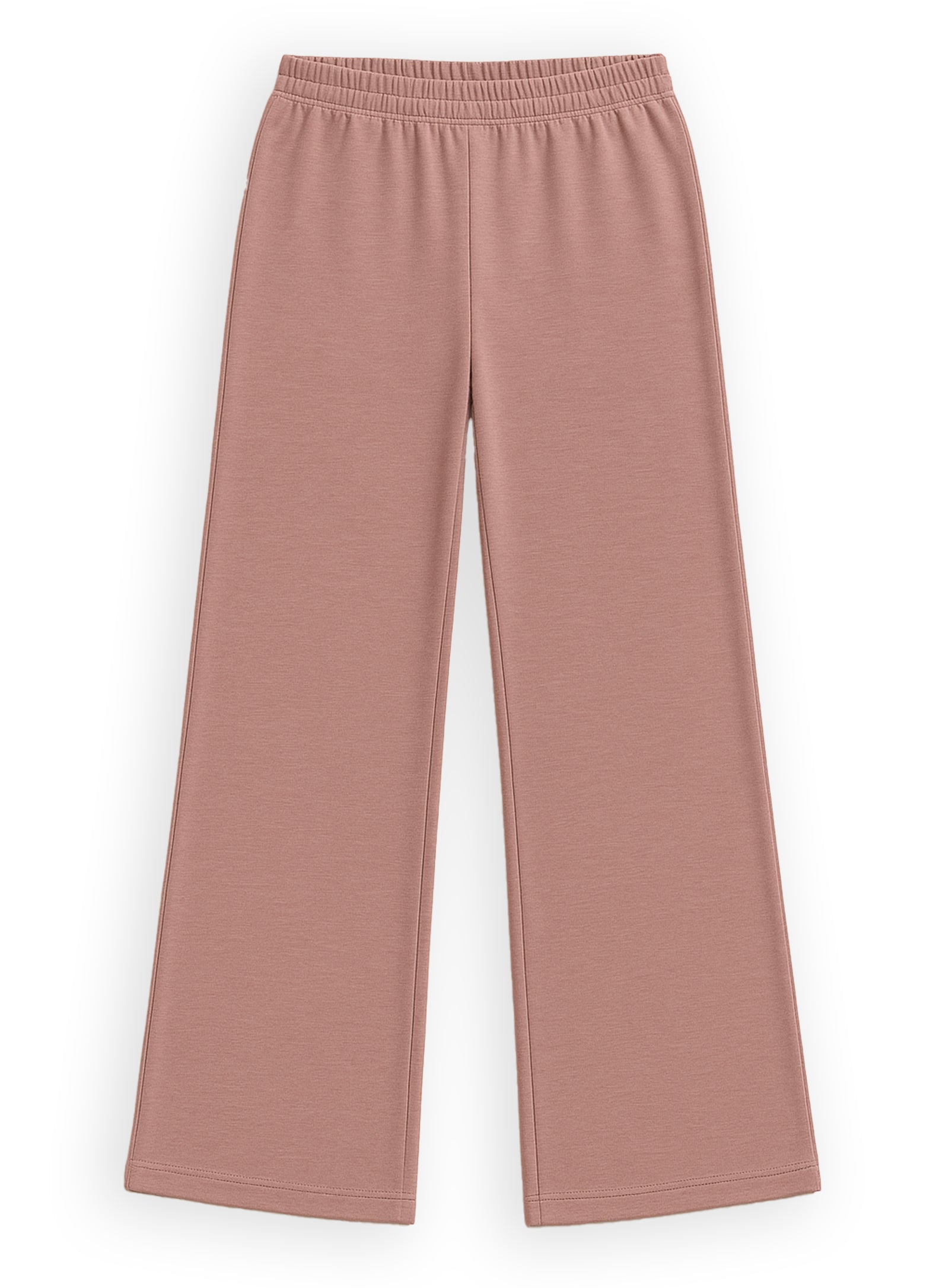 ALINA | Elastic-Waist Straight-Leg Comfort Tek-Knit Pant