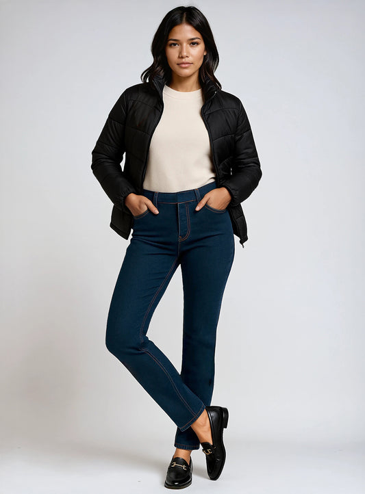 Dark Indigo Denim||Denim indigo foncé