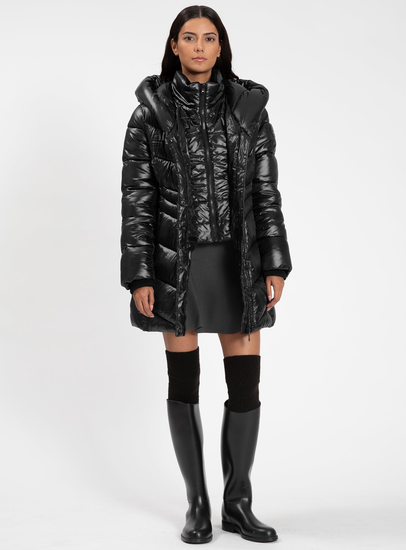 GIADELLA | Pearl Glow Quilted Puffer