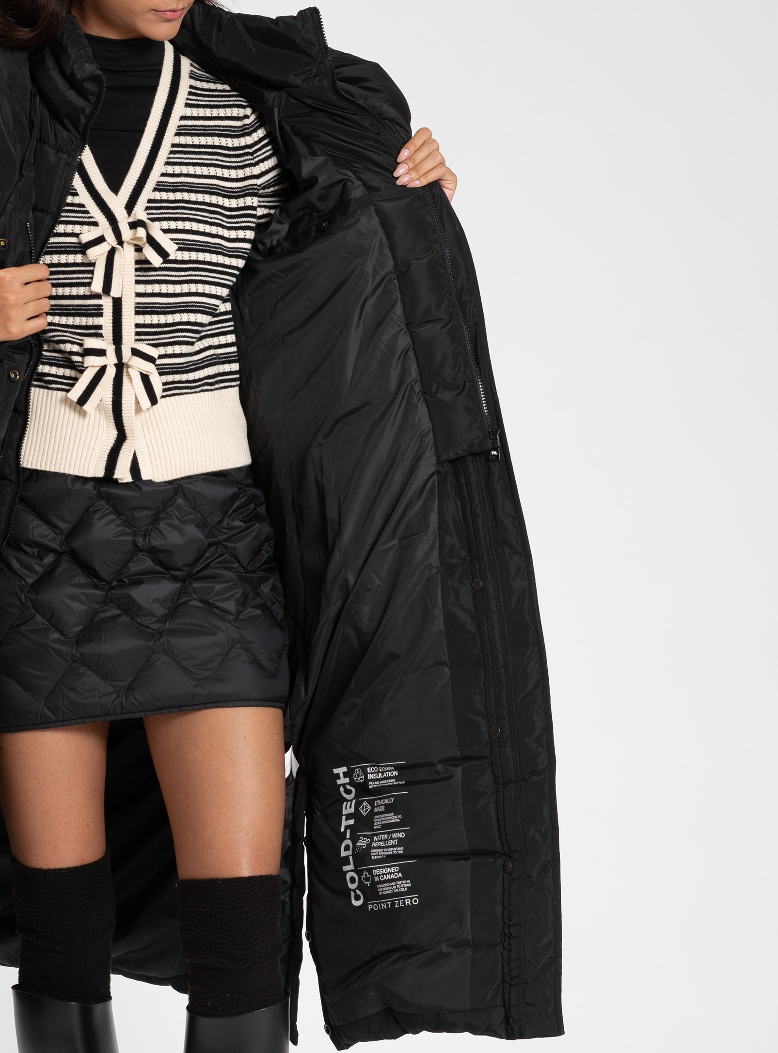 DORATHEA | Quilted Pillow Comfort Maxi Puffer Jacket || DORATHEA | Manteau maxi matelassé Confort oreiller