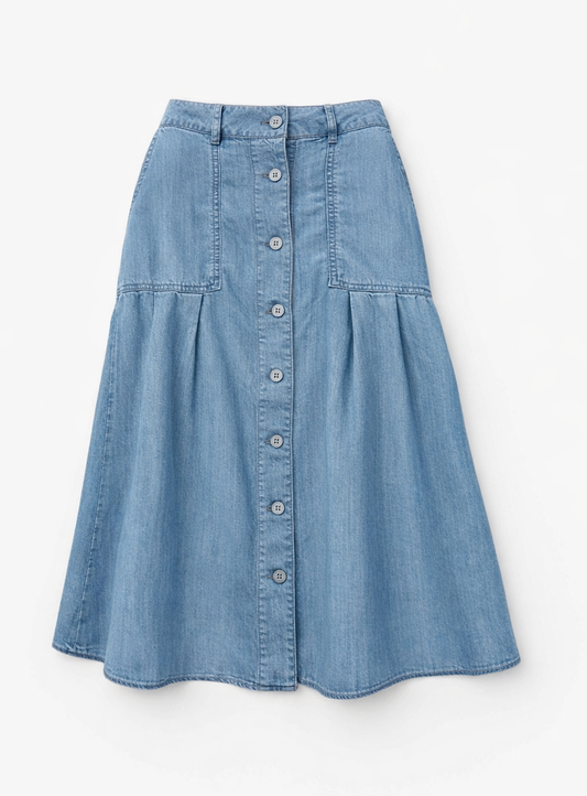 Light Indigo Denim||Denim indigo clair