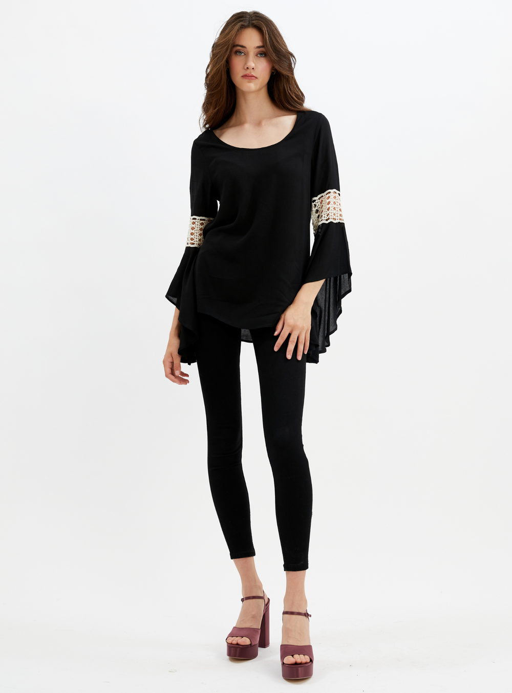BIANCA | Long Sleeve Crew Neck || BIANCA | Col Rond