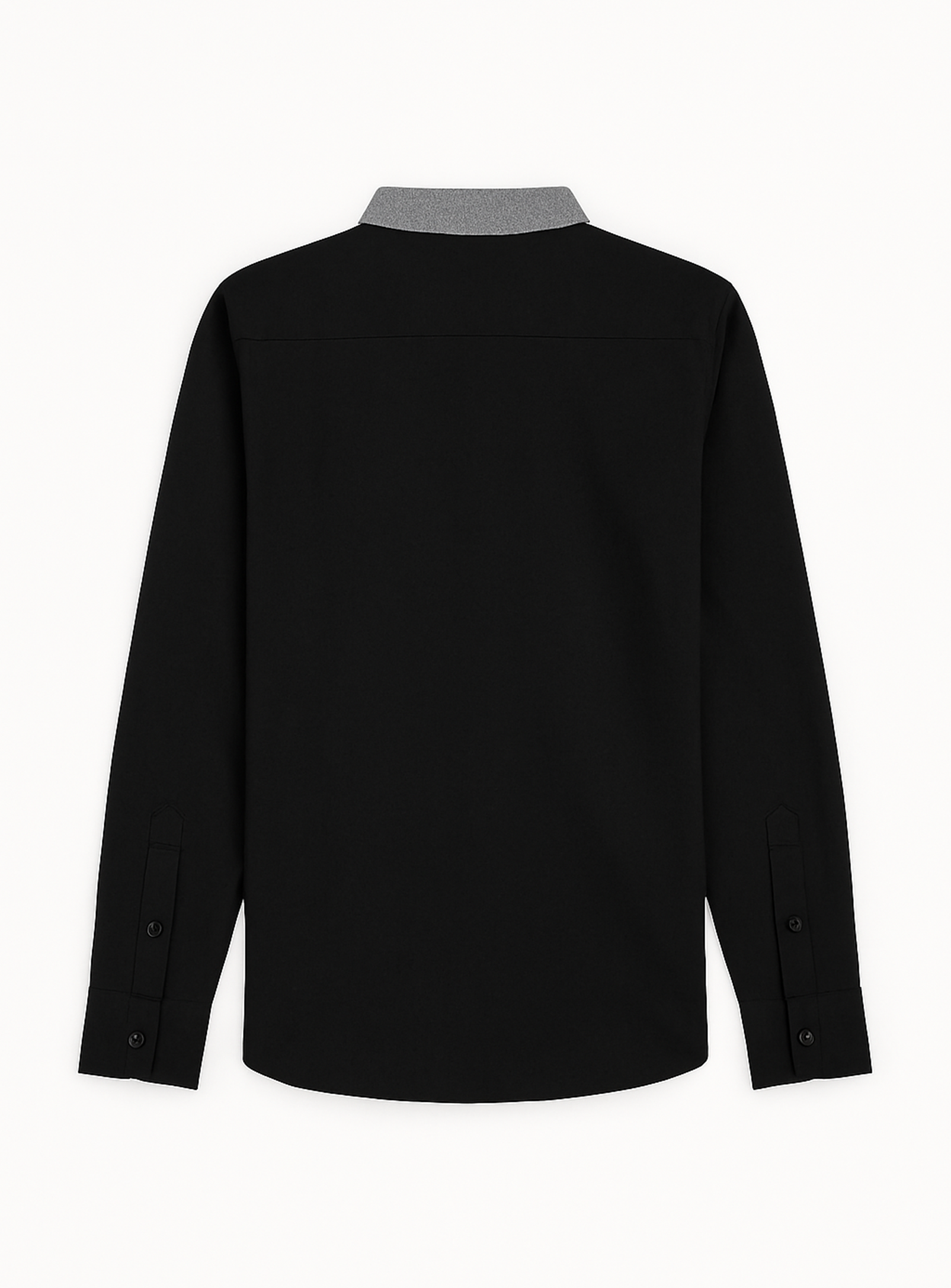 VINNY | Two-Tone Long Sleeve Textured Shirt