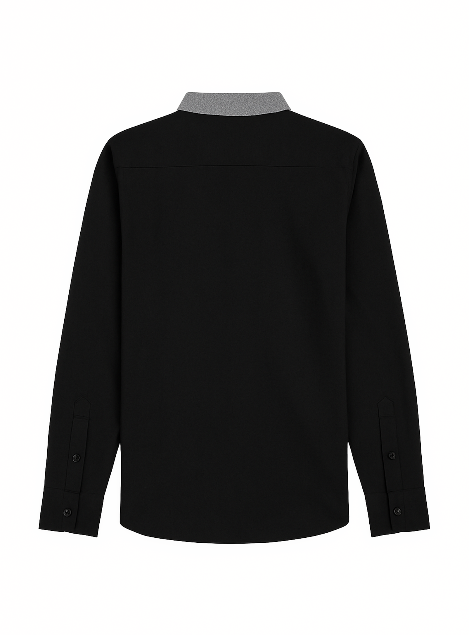 VINNY | Two-Tone Long Sleeve Textured Shirt
