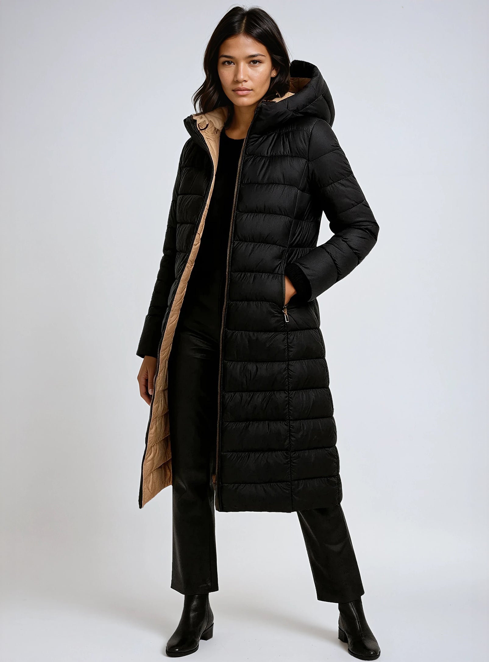 ALEXANDRA | Midweight Contrast Chic Jacket