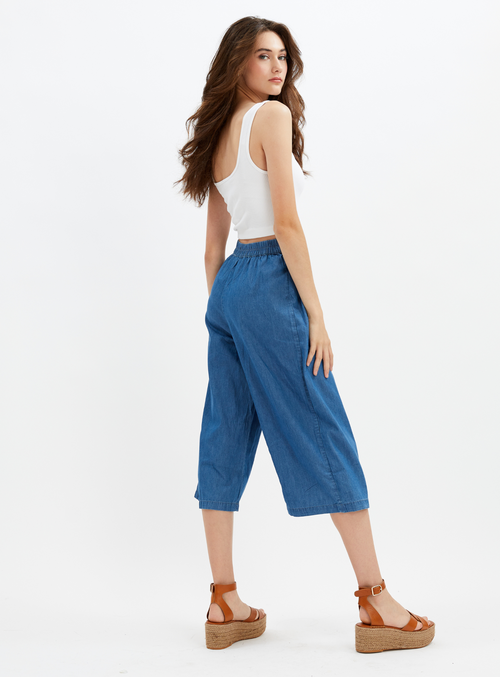 JACKIE Tencel Wrap Crop Pants Point Zero
