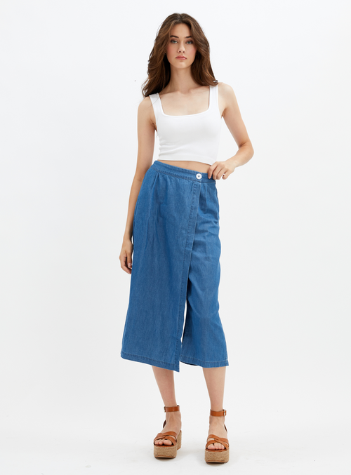 JACKIE | Tencel Wrap Crop Pants || JACKIE | Pantalon court enveloppant en tencel