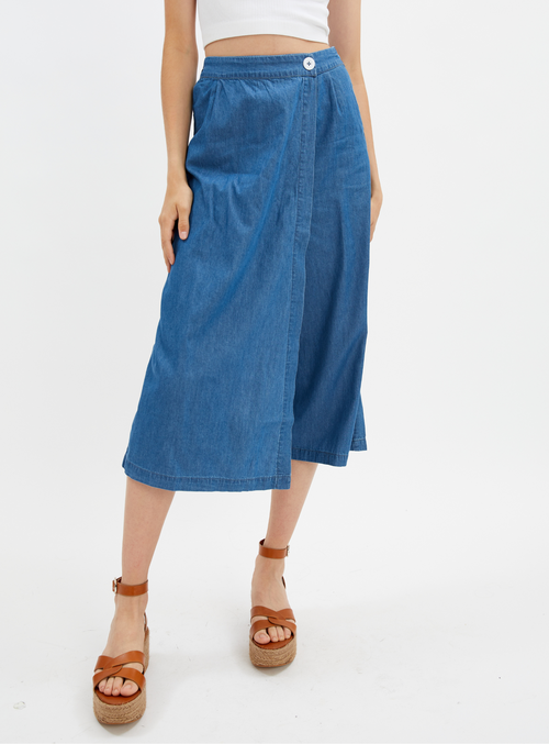 JACKIE | Tencel Wrap Crop Pants || JACKIE | Pantalon court enveloppant en tencel