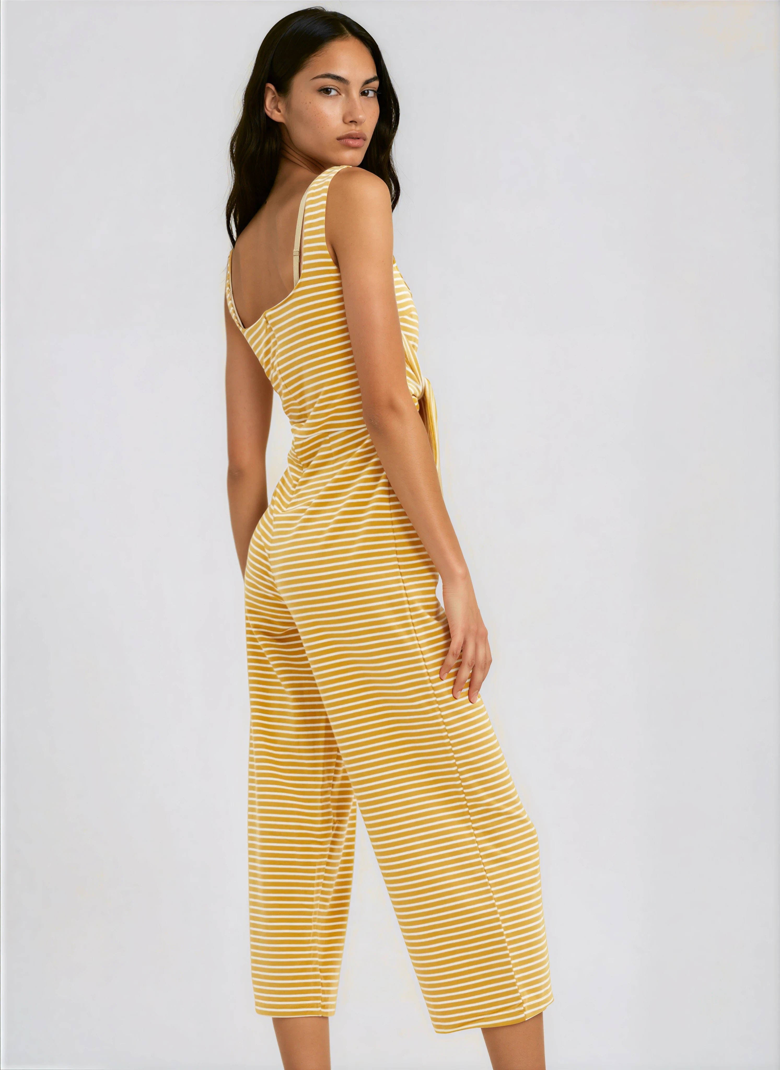 NADINE | Striped Terry Jumpsuit
