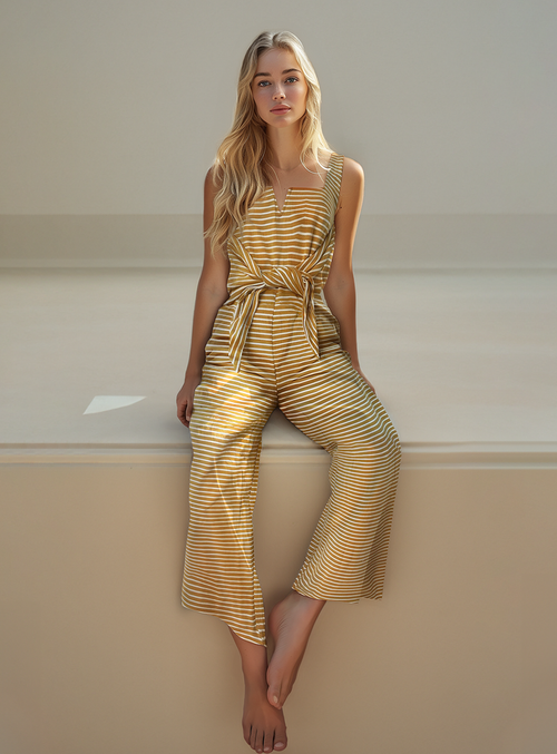 Striped jumpsuit canada outlet
