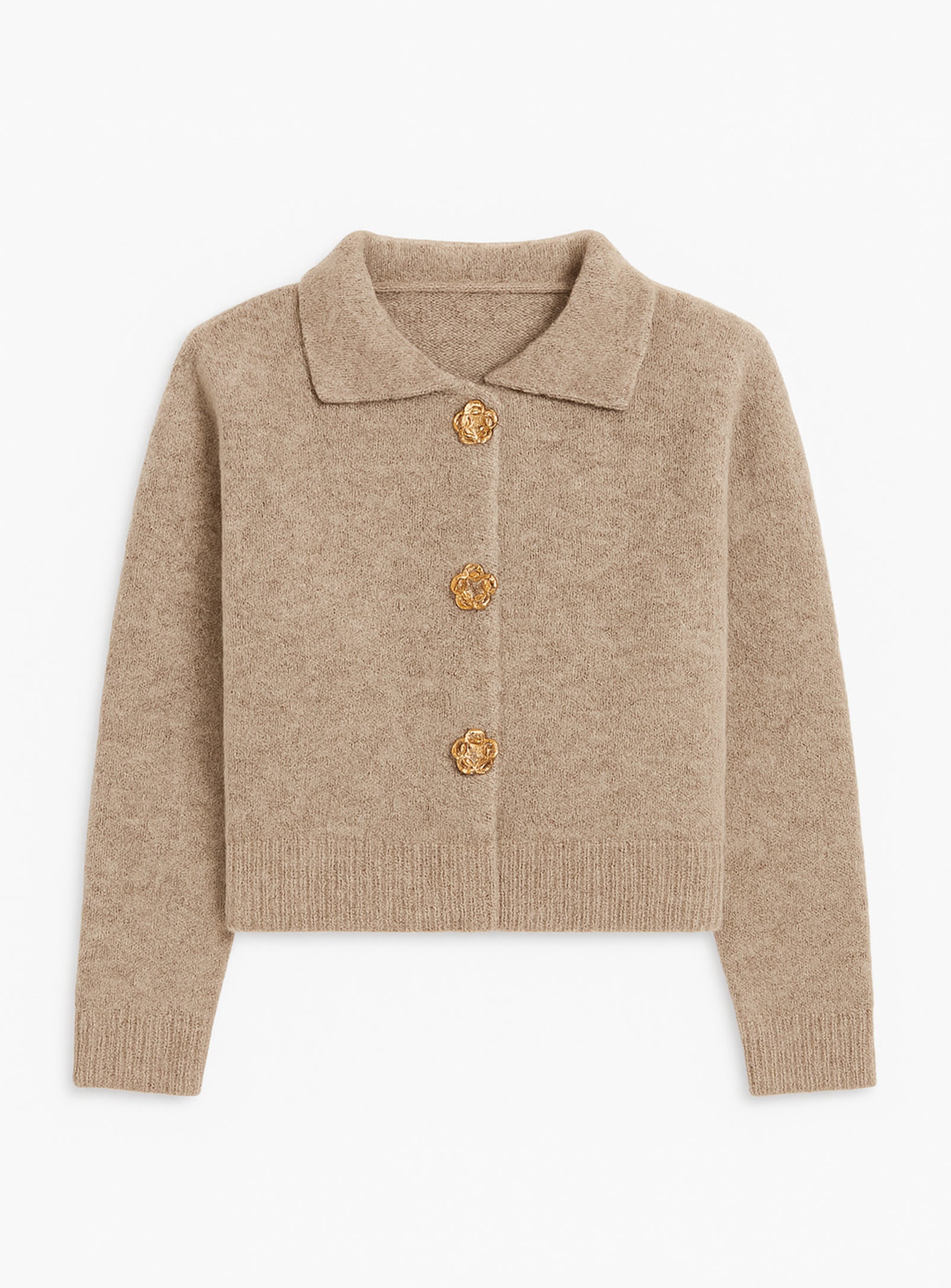 ALYA | Cardigan with Gold Buttons