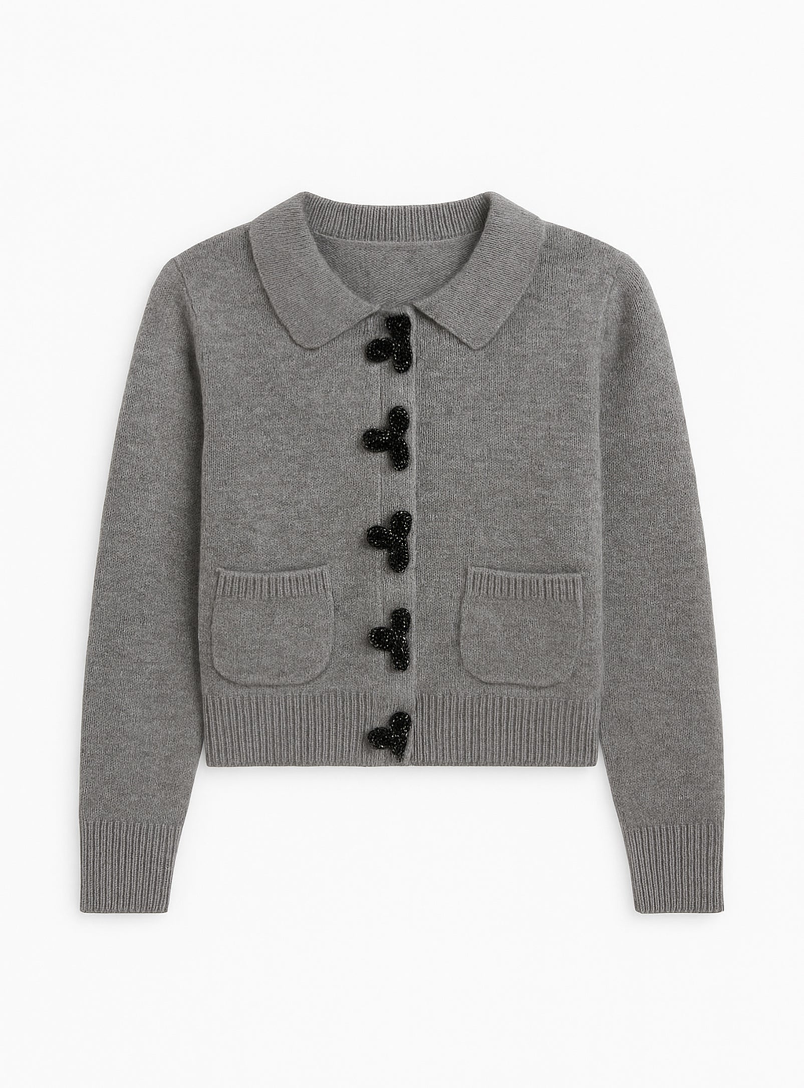 ILONA | Pearl Button Knit Cardigan