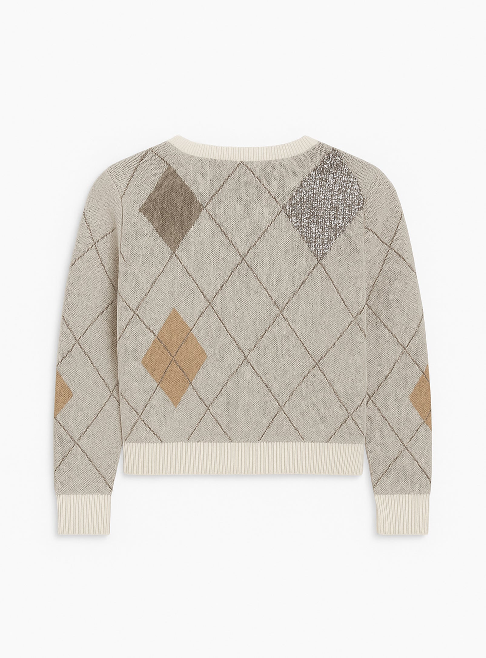 YULIA | Diamond Pattern Cardigan