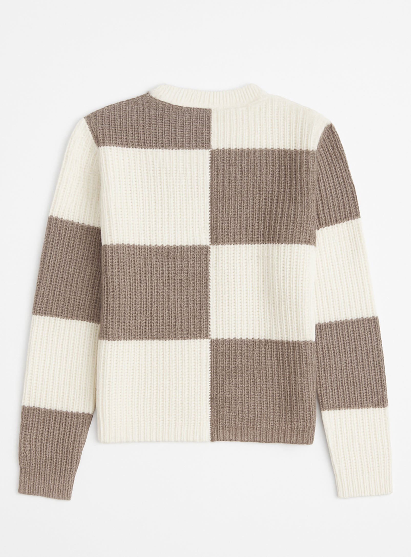 IMANI | Checkerboard Knit Sweater