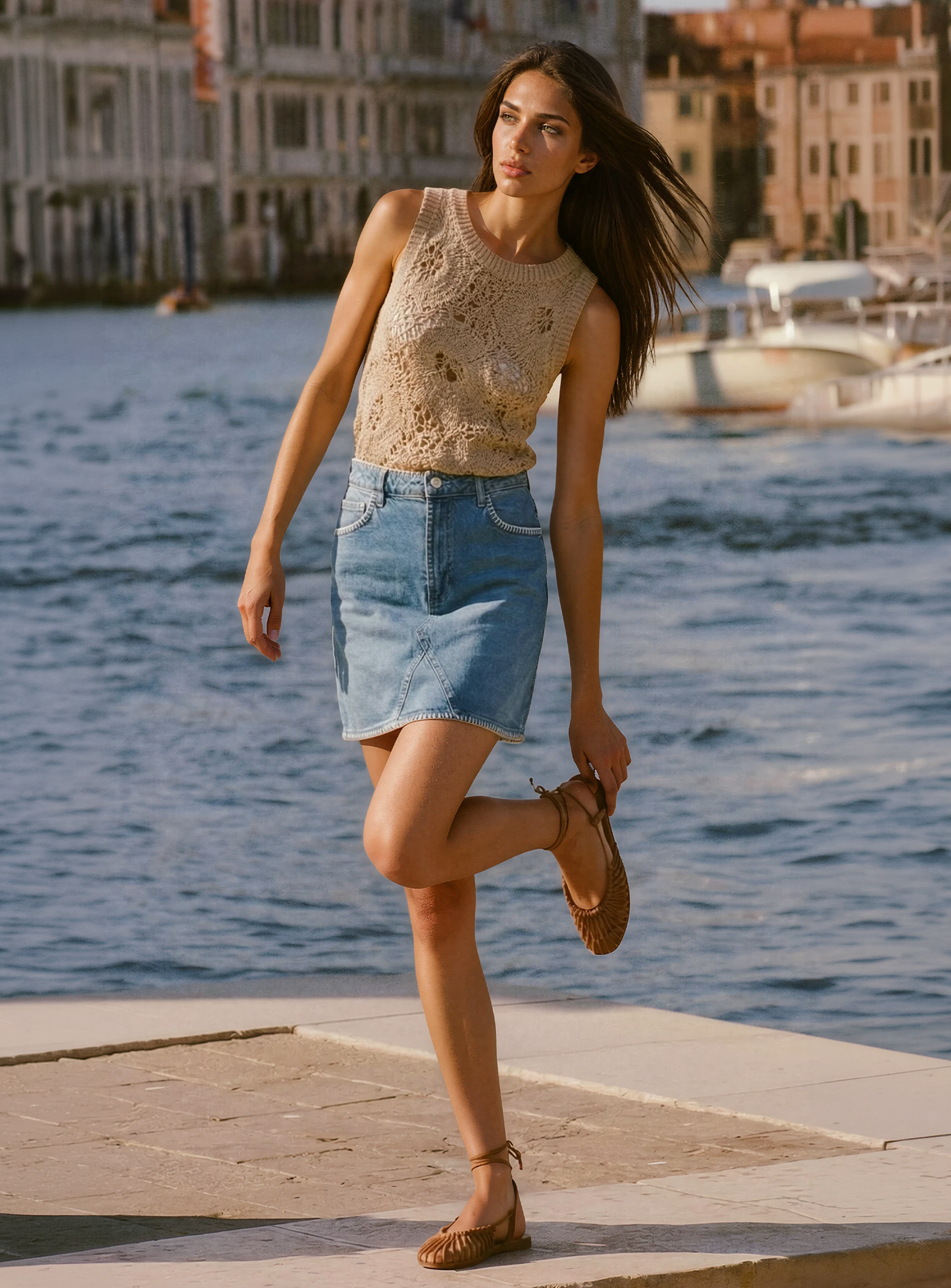 CAMILLE | Denim Skirt