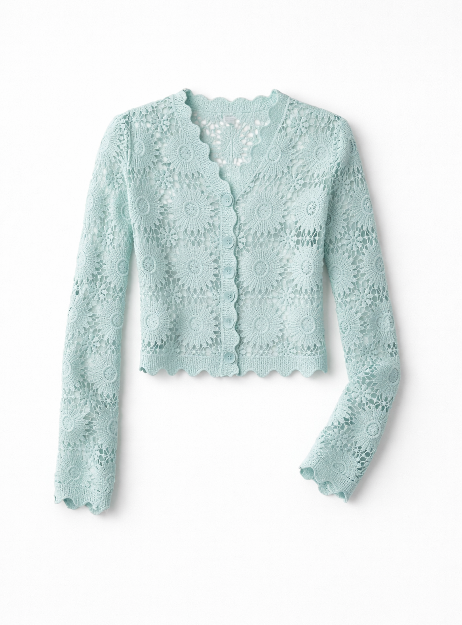 CRIS | Crochet Button-Up Cardigan