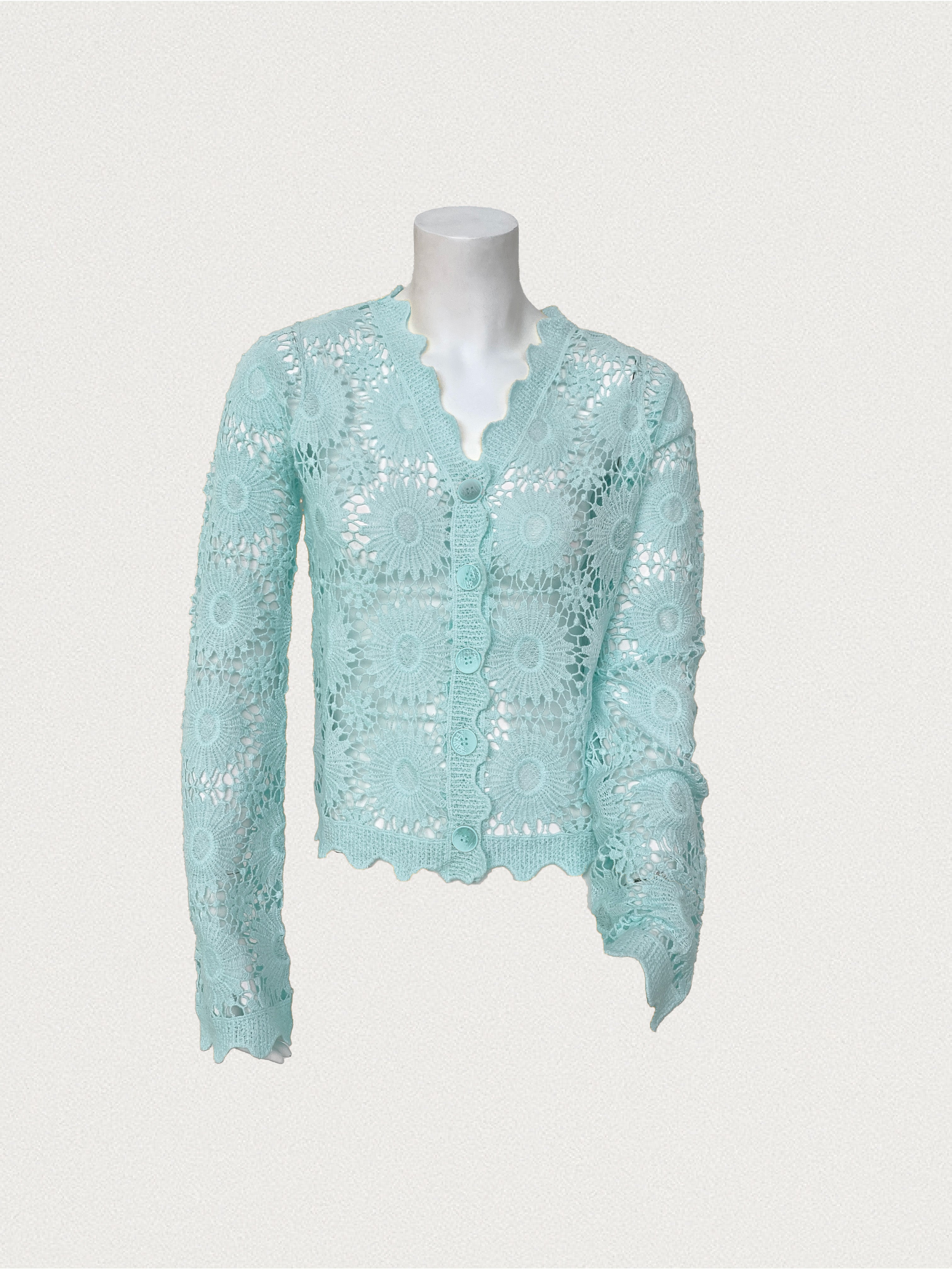 CRIS | Cardigan boutonné en croch