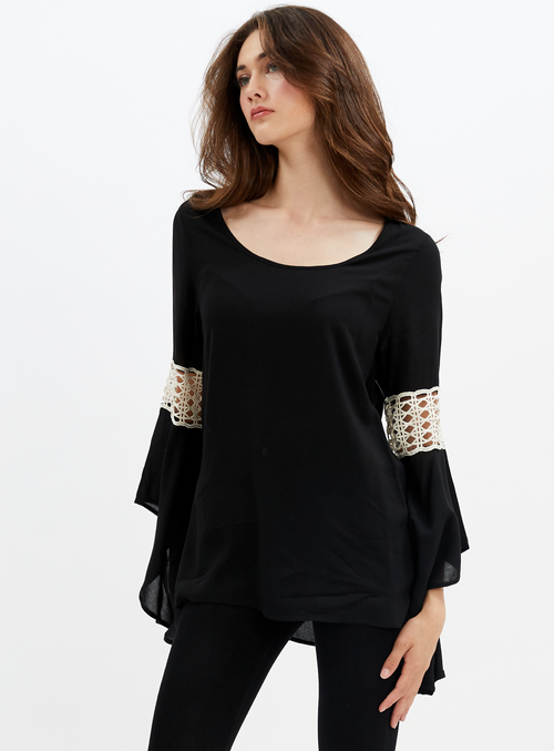 BIANCA | Long Sleeve Crew Neck || BIANCA | Col Rond
