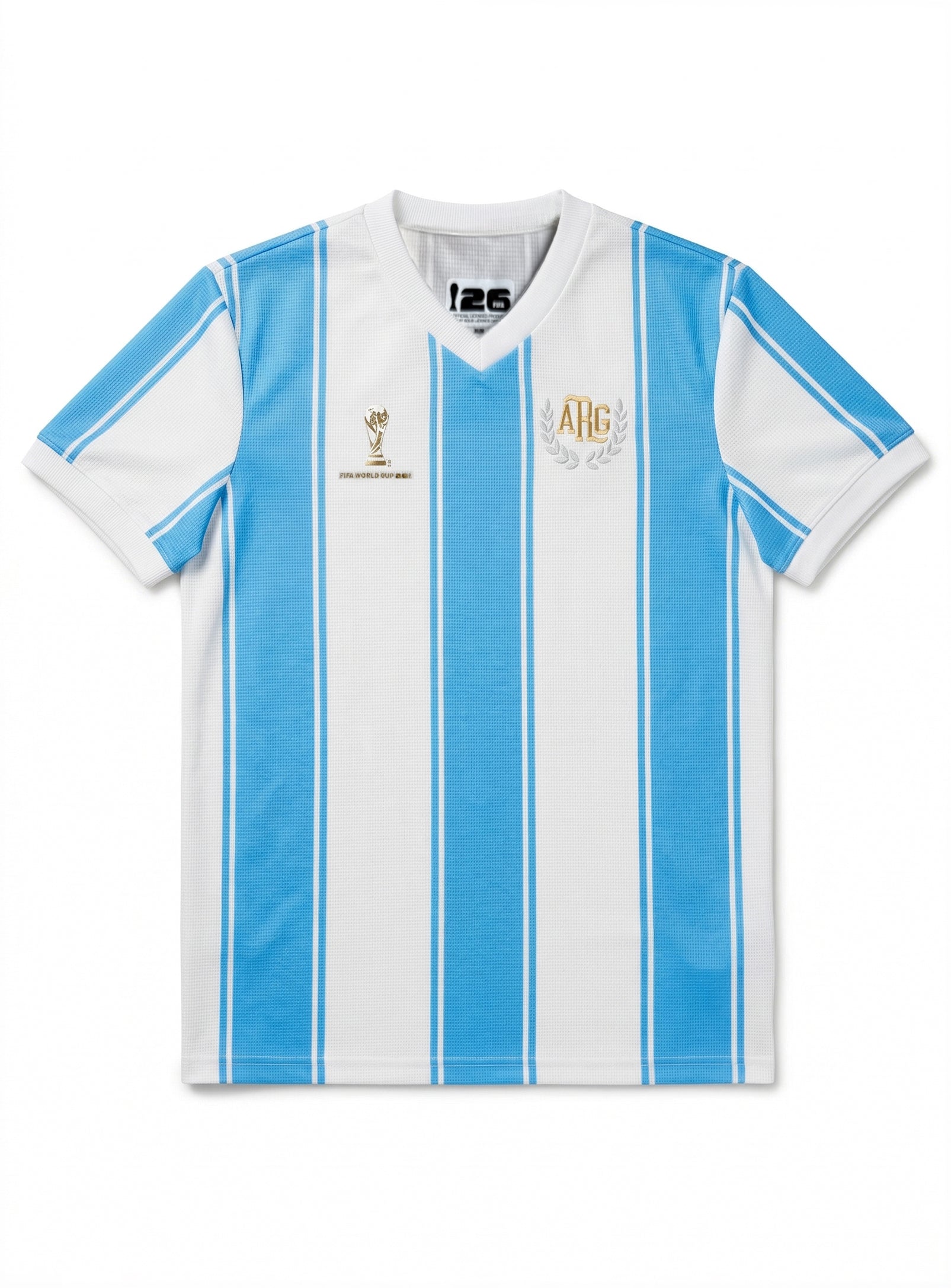 Maillot Argentine en Jersey Gaufré