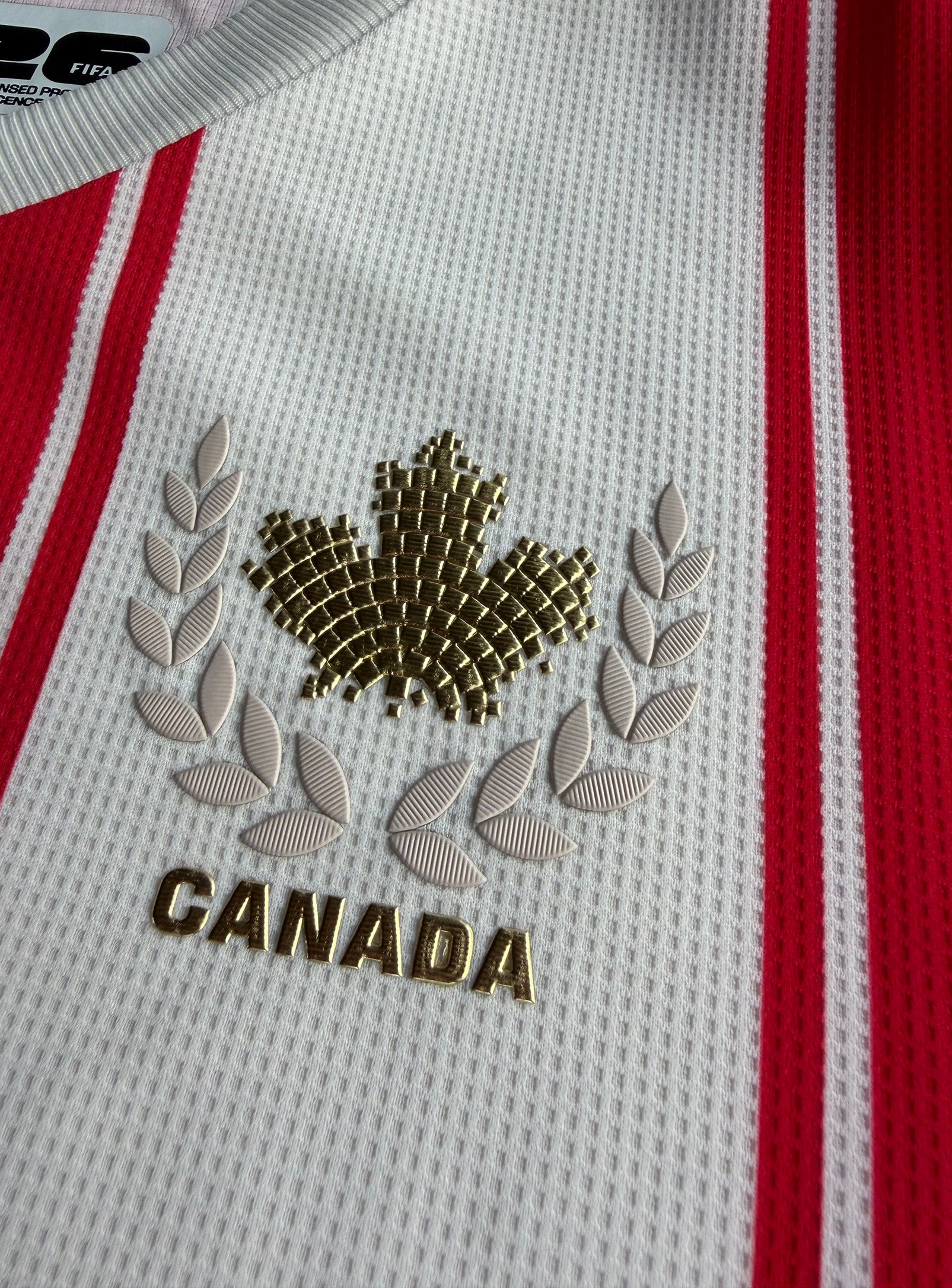 Maillot Canada en Jersey Gaufré