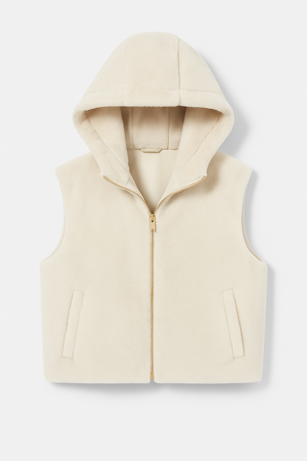 ELARA | Gilet Puffer en Fausse Fourrur