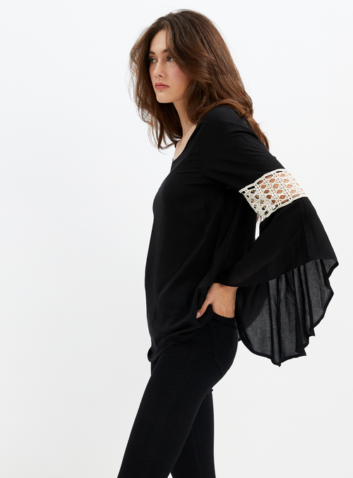 BIANCA | Long Sleeve Crew Neck || BIANCA | Col Rond
