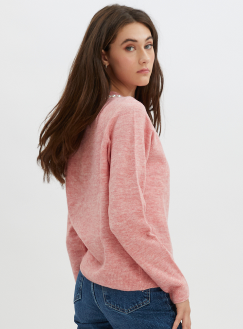Sweater with jeweled neckline discount