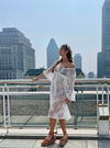 NYRA | White Fishnet Dress  || NYRA| Robe Blanche en Résille