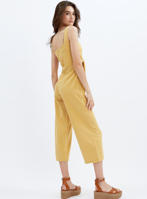 NADINE | Striped Terry Jumpsuit || NADINE | Combinaison en éponge rayée