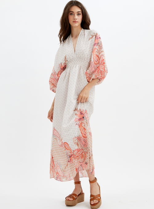 HELAINE | Retro Maxi Dress || HELAINE | Robe Longue Rétro