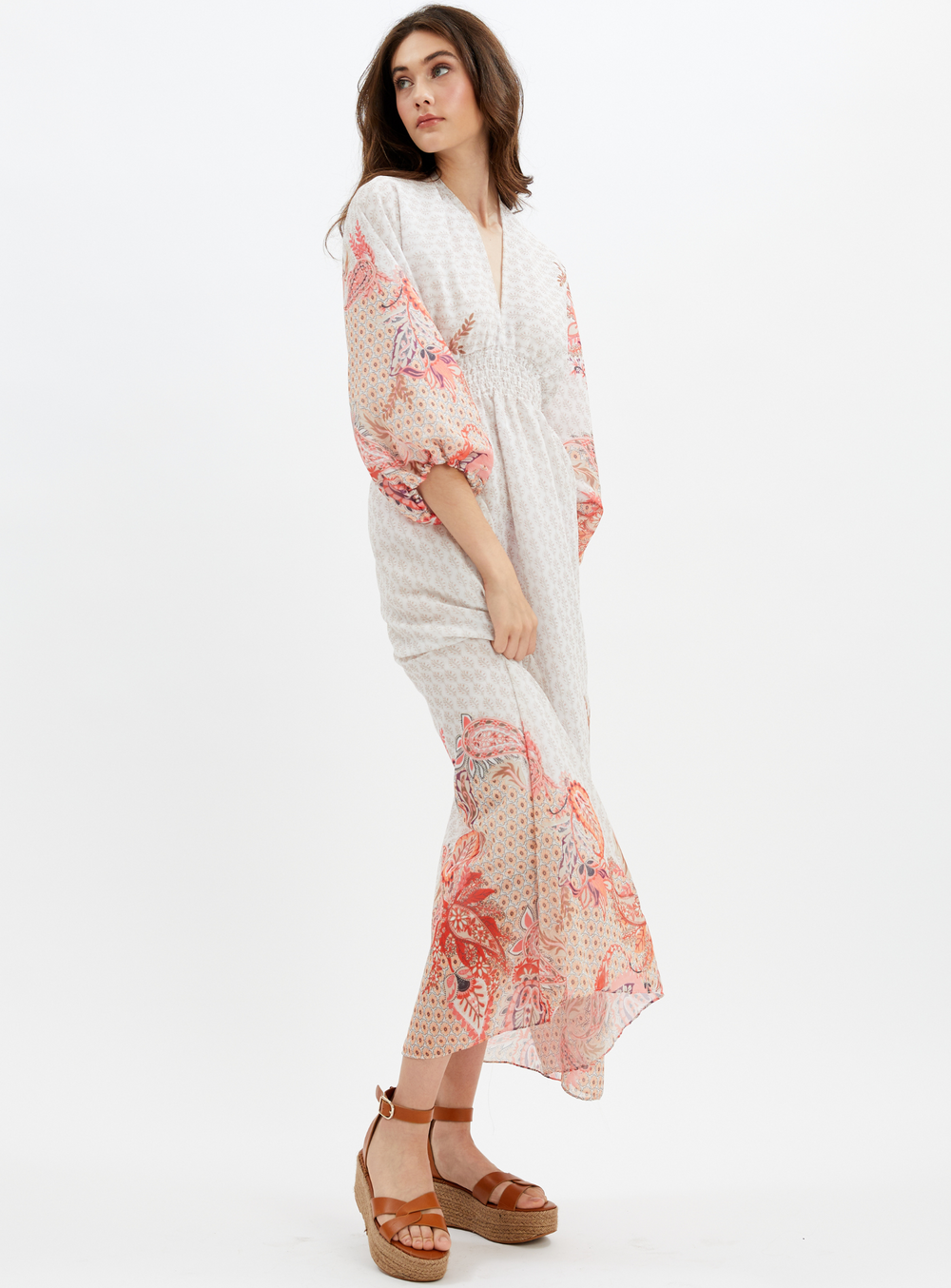 HELAINE | Retro Maxi Dress || HELAINE | Robe Longue Rétro