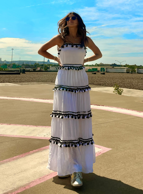 CATHERINA| Frilly Boho Dress || CATHERINA | Robe boho à froufrous