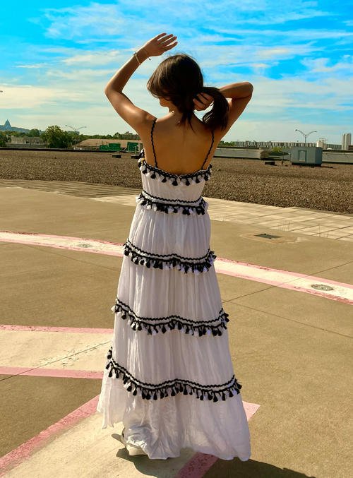 CATHERINA| Frilly Boho Dress || CATHERINA | Robe boho à froufrous