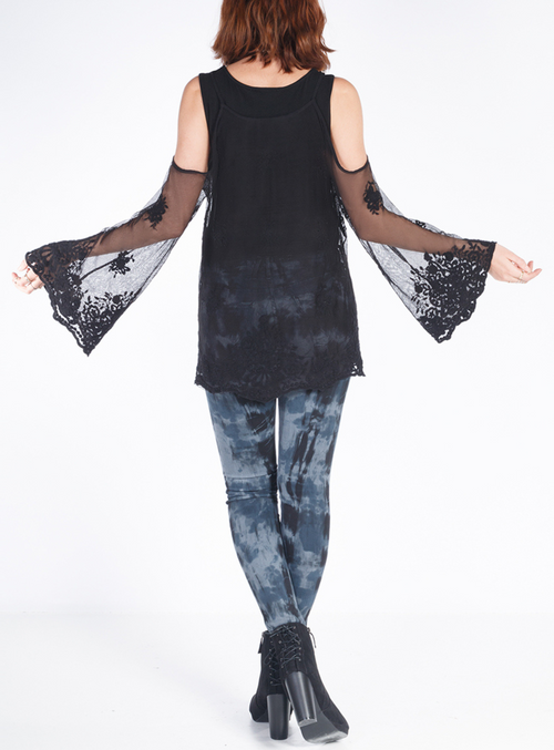 GILLY | Mesh Blouse || GILLY | Blouse en mailler