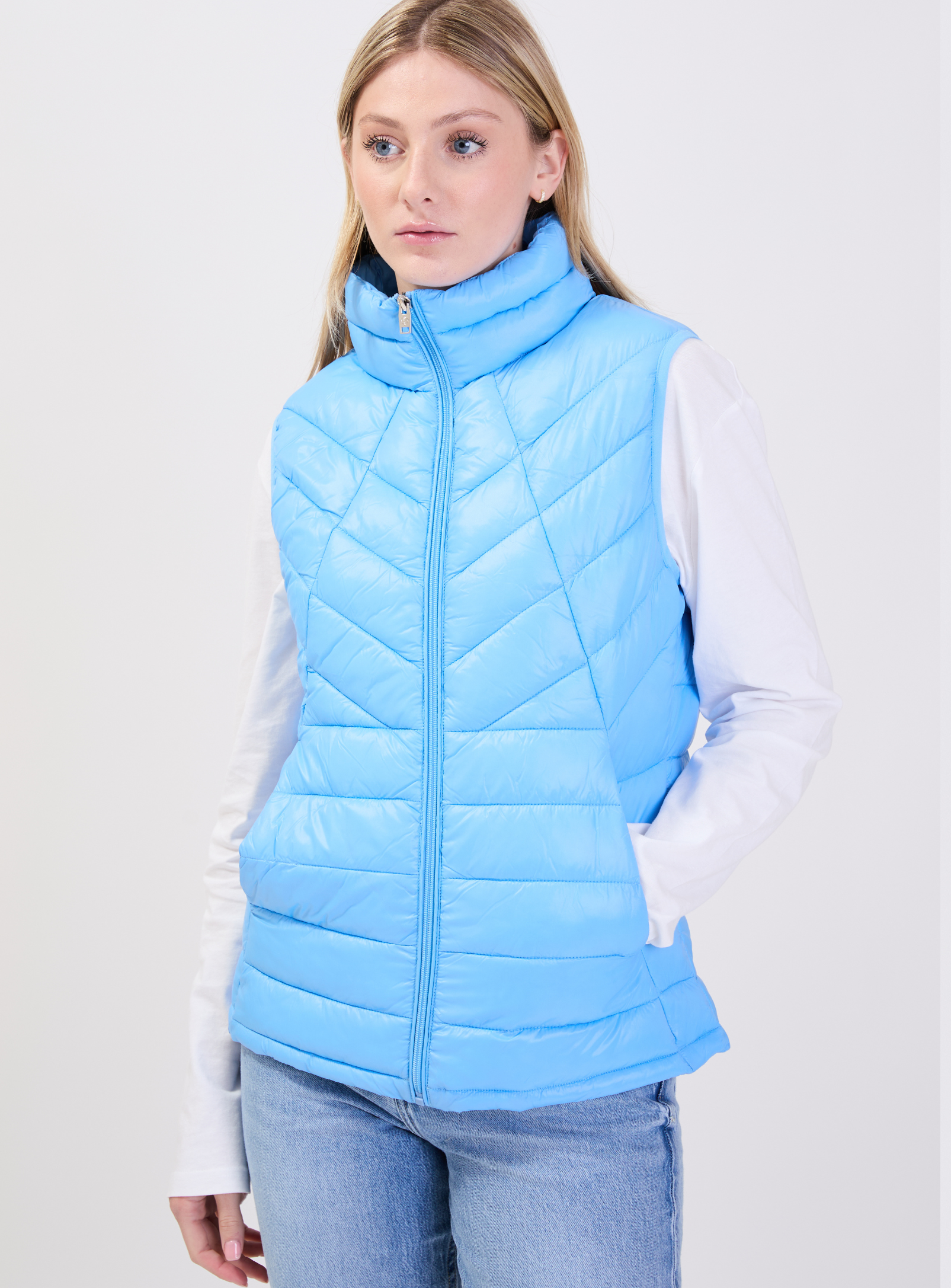 NOVILLE|Gilet ultraléger à fermeture éclair