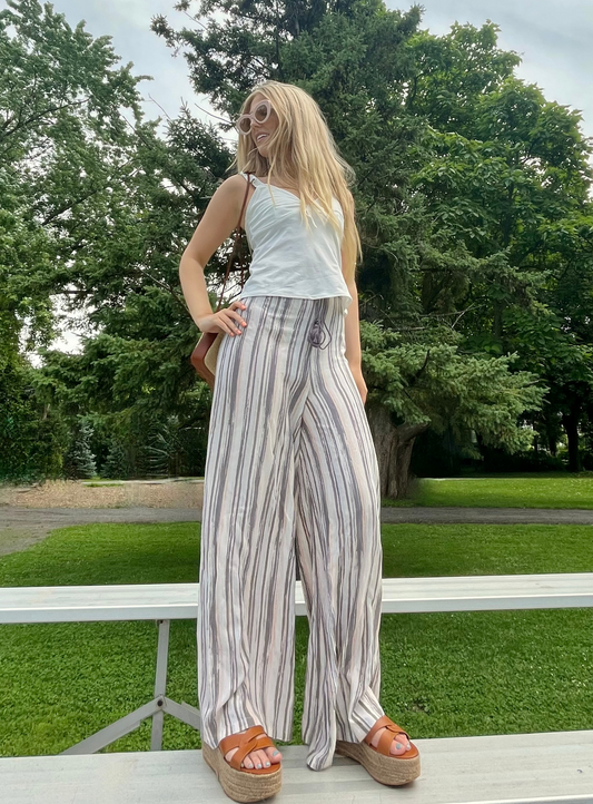 NIKKI | Vintage Striped Pants || NIKKI | Pantalon Rayé Vintage