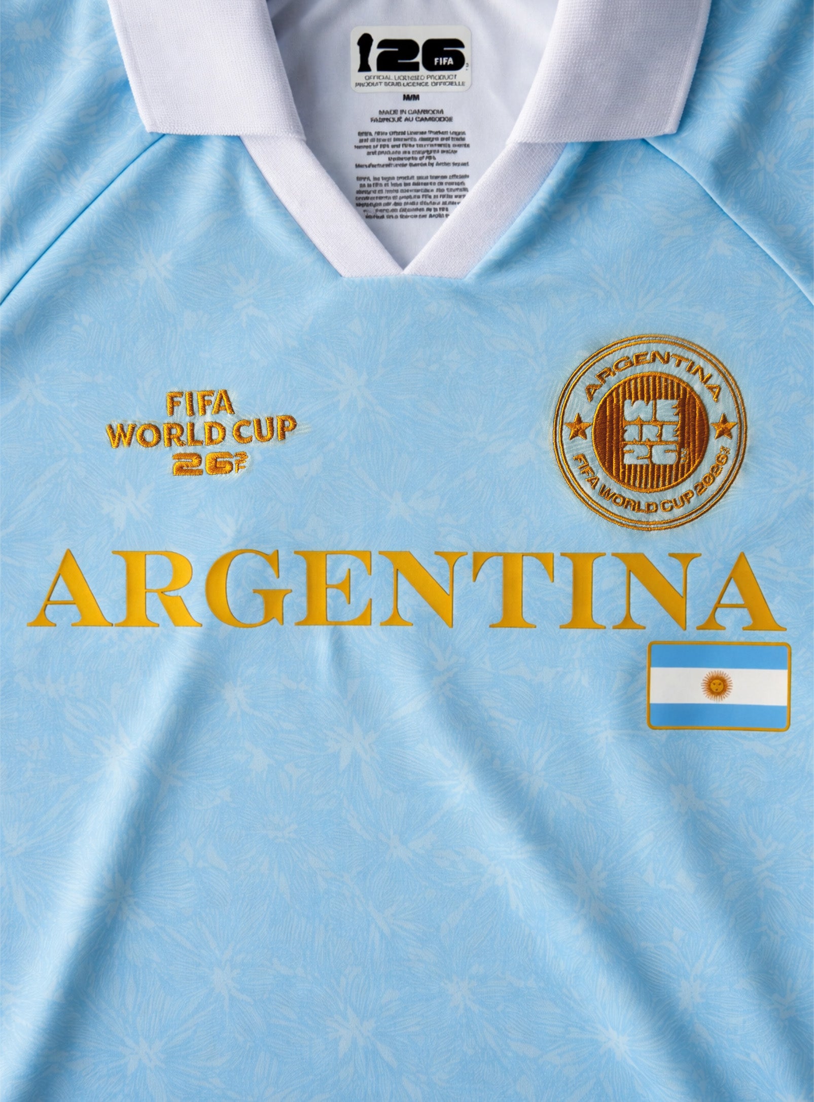 Argentina Collar Soccer Jersey