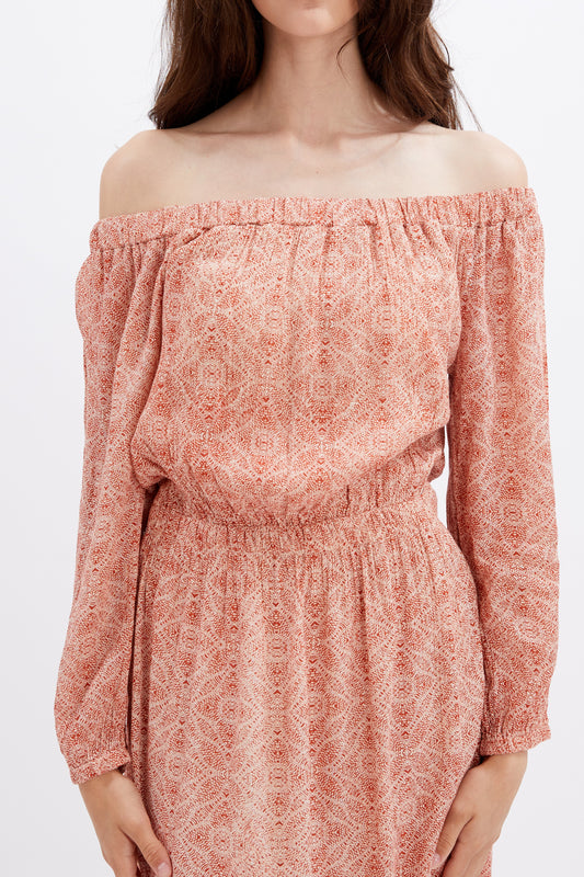 ELOISE | Laceup Back, Off Shoulder Lined Maxi Dress with High Slits || ELOISE | Dos lacé, robe longue doublée à épaules dénudées avec fentes hautes