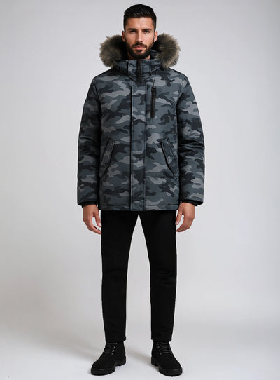 Henriano| Black Label Camo Premium Parka