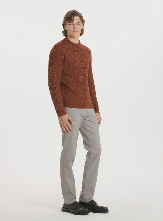 CUDI | Cable Knit Cashmere-Touch Sweater|| CUDI | Pull en maille torsadée effet Cachemire