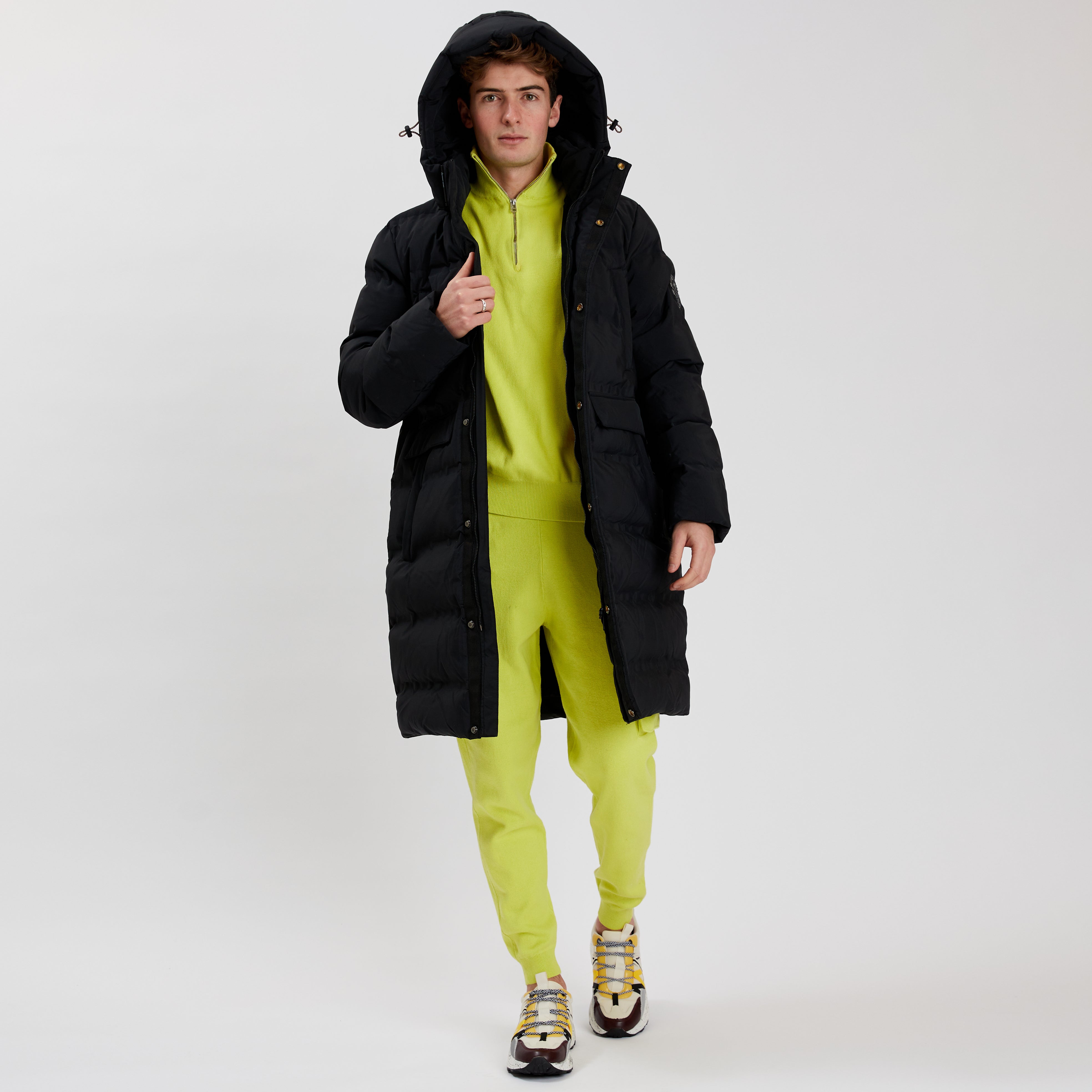 HUDSON| Veste longue matelassée