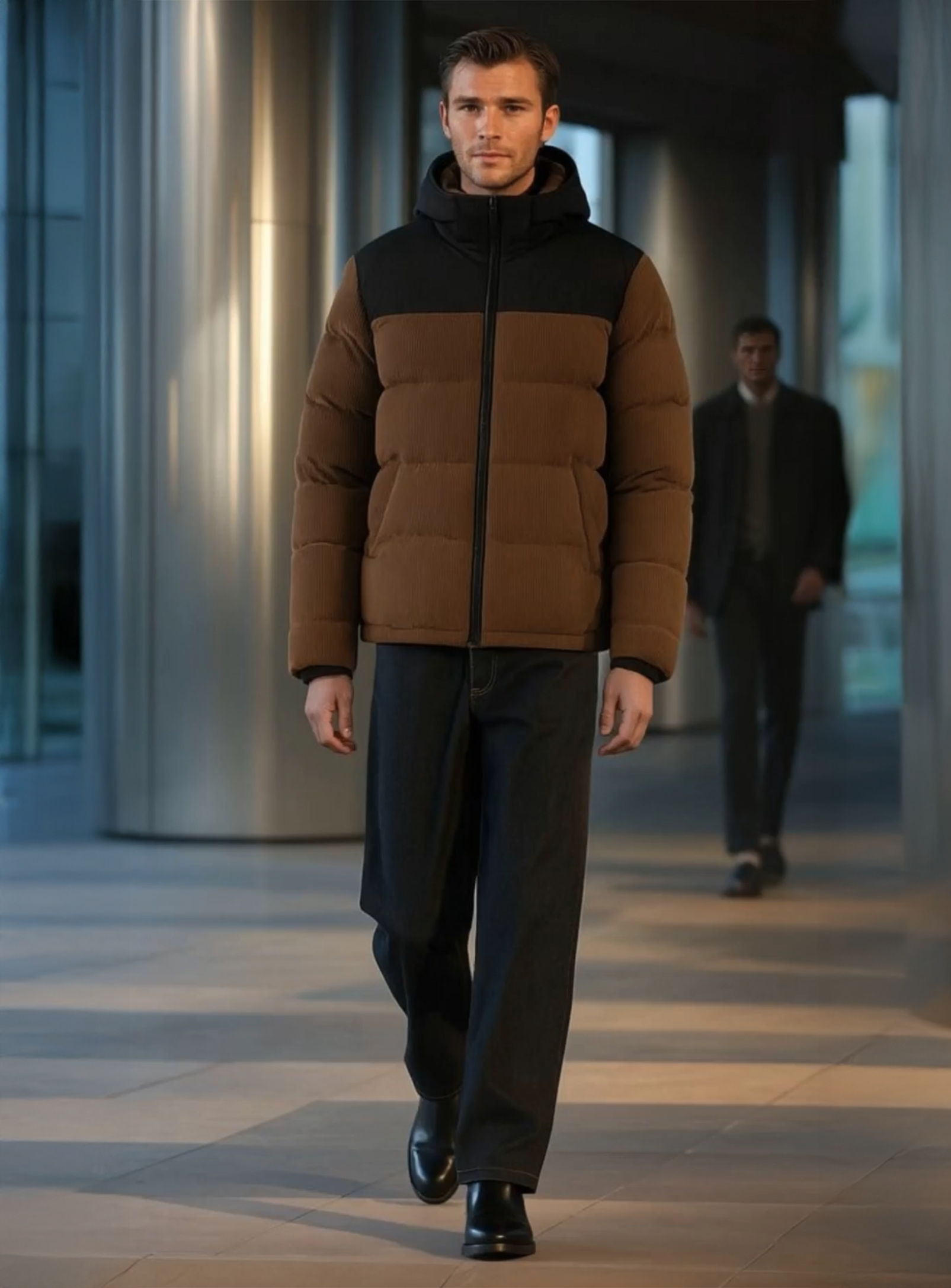 DOMINIC | Manteau en velours côtel