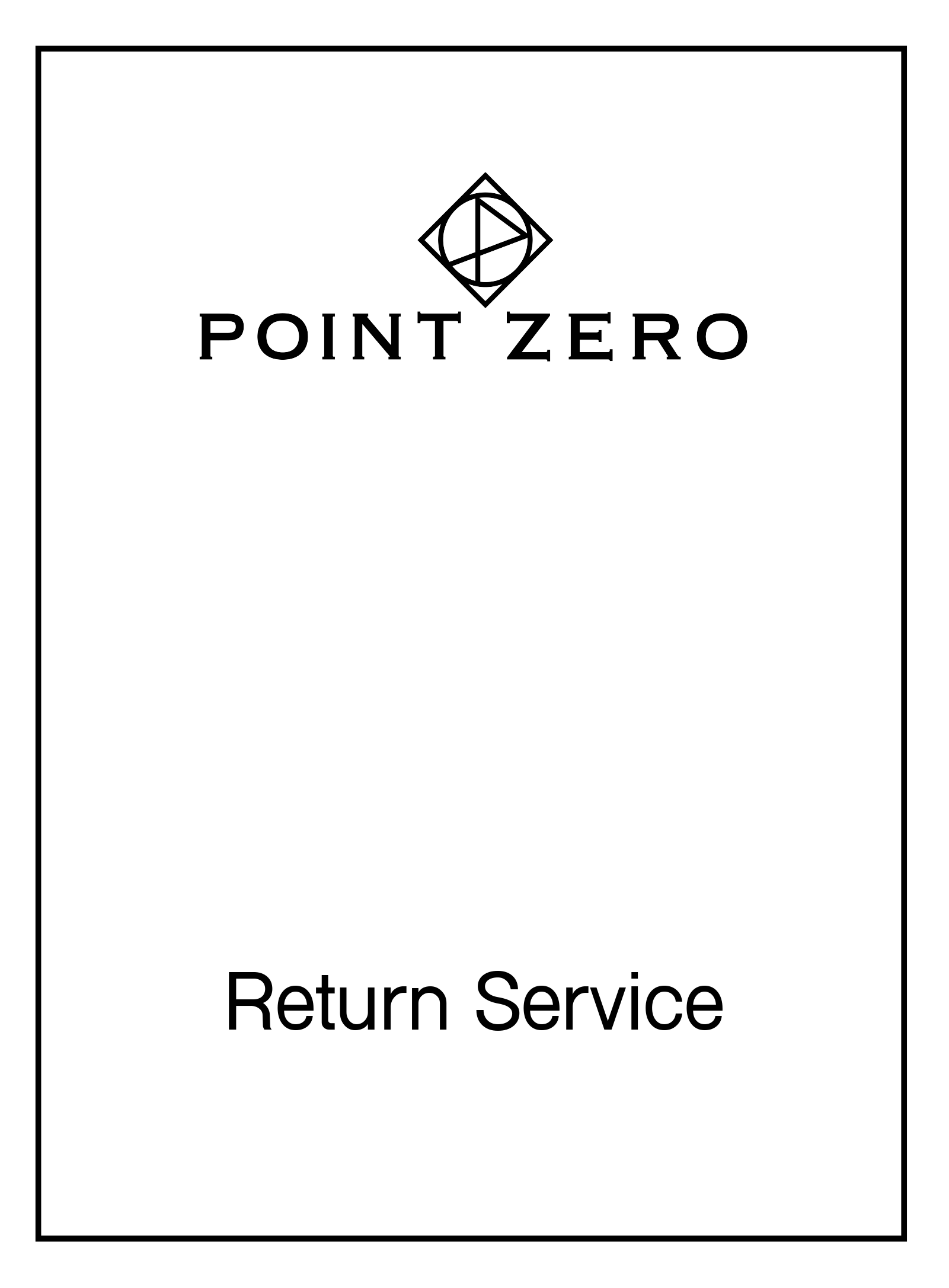 Return label|| Etiquette de retour 