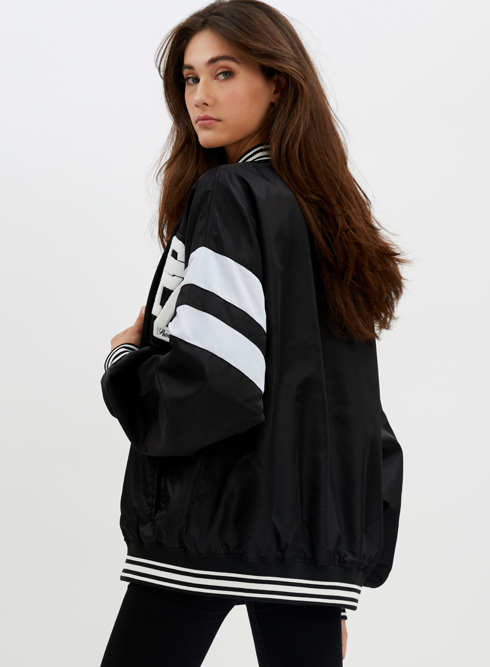 Baseball bomber jacket womens clearance